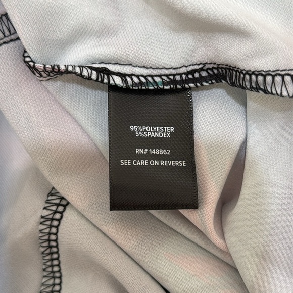 Torrid Mini Studio Knit Cinch Front Skater Butterfly Print Teal/Pink Dress Sz 1X - Picture 9 of 9